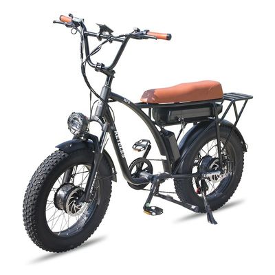 Ηλεκτρικό ποδήλατο 20 ιντσών Fat Tire με 23AH χωρητικότητα μπαταρίας και 7 ταχύτητες στο EU Stock