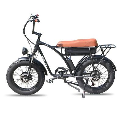 23AH χωρητικότητα μπαταρίας 1000W 2000W κινητήρα 20 ιντσών Fat Bike Ηλεκτρικό ποδήλατο Custom Support