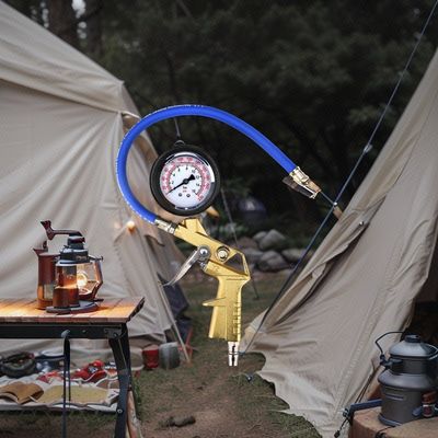 Αλουμινίου αυτοκινητόστιχαροπυροδοτικό όπλο ψηφιακό μετρητή πίεσης ελαστικού 200 PSI Max πίεση