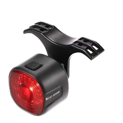 33*30*33mm WEST BIKING Φως πέδησης ποδηλάτου με LED σήματος στροφής και φόρτιση τύπου C