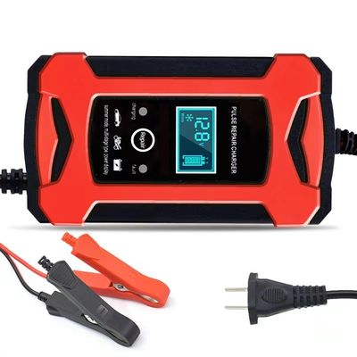 Δοκιμαστής μπαταρίας Εικονική οθόνη LCD για μοτοσικλέτες Αυτοκίνητα SUV φορτηγά