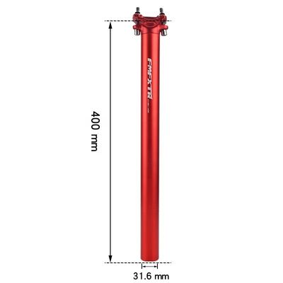 27.2/30.9/31.6*400mm Αλουμινίου διπλό καρφί ευθεία σωλήνα για το βουνό ποδήλατο καθίσματος σωλήνα