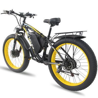 26AH 2000W Μεγάλη ισχύς Δύο τροχιά κίνηση Δύο κινητήρες Ηλεκτρικό ποδήλατο με 26x4.0 ίντσες Fat Tire