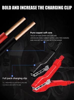 -Chic Design Foxsur 12V 24V 25A έξυπνο φορτιστή μπαταρίας για αυτοκίνητο φορτηγό πλέγμα βολική επισκευή