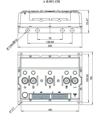 48V 27 Speed Brushless DC Controller με Bluetooth για ηλεκτρικά υβριδικά ποδήλατα 3KW-20KW