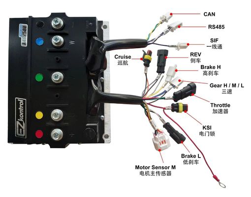 48V 27 Speed Brushless DC Controller με Bluetooth για ηλεκτρικά υβριδικά ποδήλατα 3KW-20KW