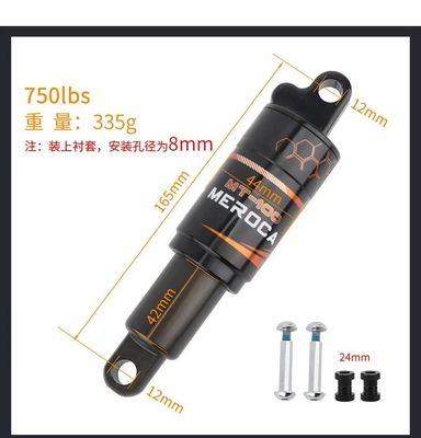 ΜΕΡΟΚΑ MTB πίσω απορροφητής σοκ 125/150/165/190mm 750/850/1000LBS λάδι ελατήριο για τα ποδήλατα βουνού