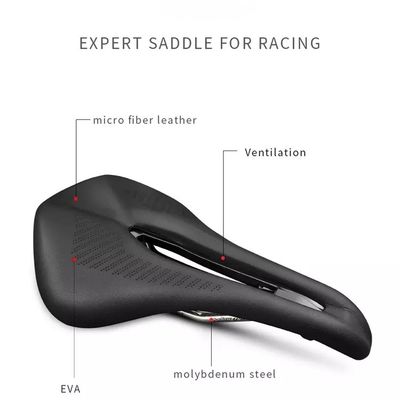 Ελαφρύ MTB/Δρόμο ποδήλατα Σέλα για όλες τις εποχές μπροστινό κάθισμα Μαύρο