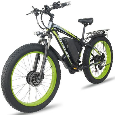 26AH 2000W Μεγάλη ισχύς Δύο τροχιά κίνηση Δύο κινητήρες Ηλεκτρικό ποδήλατο με 26x4.0 ίντσες Fat Tire
