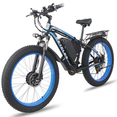 26AH 2000W Μεγάλη ισχύς Δύο τροχιά κίνηση Δύο κινητήρες Ηλεκτρικό ποδήλατο με 26x4.0 ίντσες Fat Tire