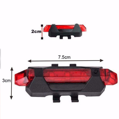 Προσωρινό φως πίσω φως USB LED επαναφορτιζόμενο ποδήλατο ποδήλατο φωτισμό για ορεινό ποδήλατο