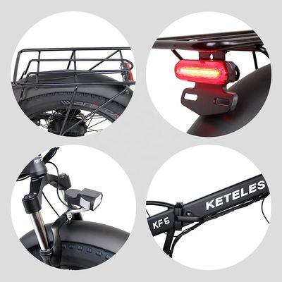 2024 Direct 20x4.0 Inch Fat Tire Folding E-Bike 1000W με 7 ταχύτητες πίσω κινητήρα