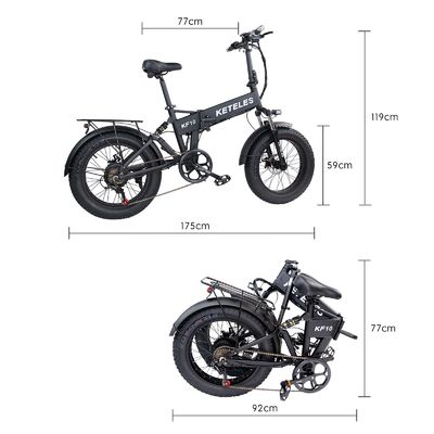 Ηλεκτρικό ποδήλατο για όλα τα εδάφη 1000W 13AH με ελαστικό 20x4.0 ίντσες και γρήγορο χρόνο φόρτισης