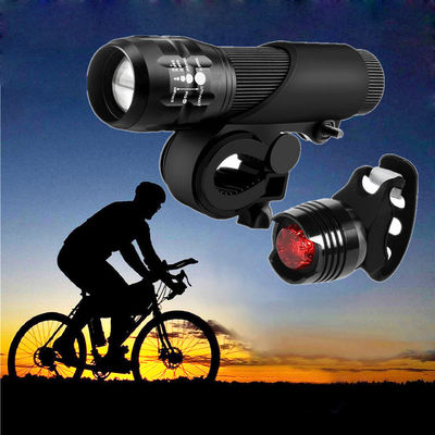 3 σε 1 USB επαναφορτιζόμενο LED Ανεμπόδιστο Υπερ φωτεινό φως προβολέα πίσω φως 50g βάρος