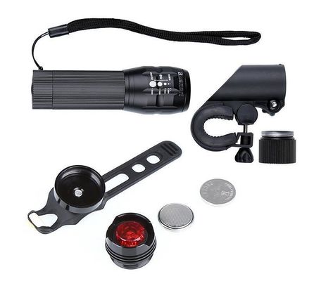 3 σε 1 USB επαναφορτιζόμενο LED Ανεμπόδιστο Υπερ φωτεινό φως προβολέα πίσω φως 50g βάρος