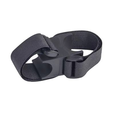 Μαύρο ποδήλατο LED φακός περιστροφής Κράτησης φακό στέκεται για 28-40mm ποδήλατο Φως