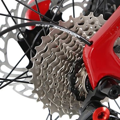 TWITTER Off-road Carbon Pedals 24 Speed Road Bike με δισκοφρένα και πλαίσιο από ανθρακονήματα