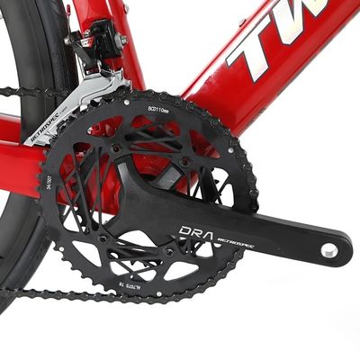 TWITTER Off-road Carbon Pedals 24 Speed Road Bike με δισκοφρένα και πλαίσιο από ανθρακονήματα