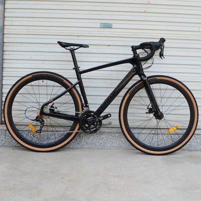 Καρβονικό πλαίσιο Gravel Bike 700C * 40C 11 ταχύτητα APEX υδραυλικό φρένο δίσκου για αγώνες δρόμου