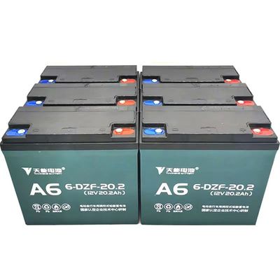 12V20.2Ah 6-DZF-20.2 στεγνή φόρτιση σφραγισμένη GEL μπαταρία μολύβδου για ηλεκτρικό skateboard