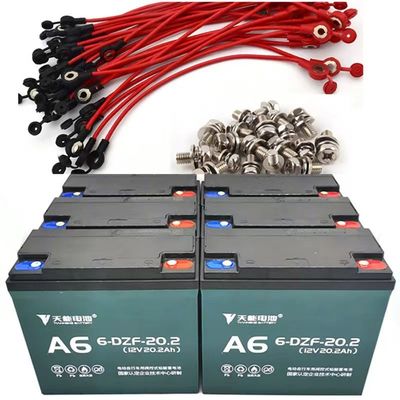 12V20.2Ah 6-DZF-20.2 στεγνή φόρτιση σφραγισμένη GEL μπαταρία μολύβδου για ηλεκτρικό skateboard