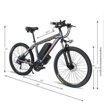 Ηλεκτρικό ποδήλατο βουνού 26 &quot;E-Bike με μπαταρία λιθίου 48V 13Ah και ισχυρό κινητήρα 500W