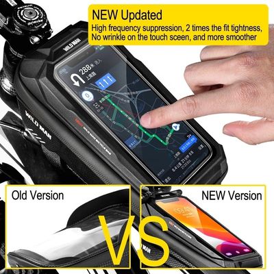 Αδιάβροχο 6.6in Phone Case Τσάντα αφής για MTB Πακέτο 1L χωρητικότητας