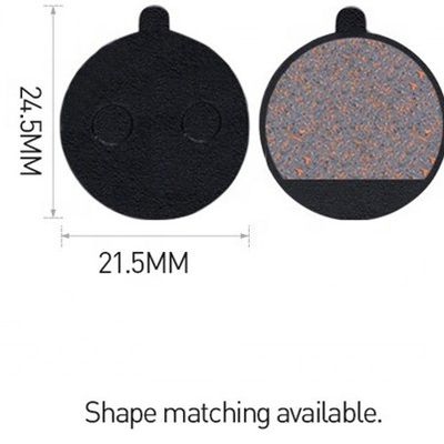 35x30.5mm Κόκκινο μεταλλικό πακέτο φρένων για ρητίνη MTB ποδήλατο βουνού δίσκος περιστροφέας πακέτα φρένων