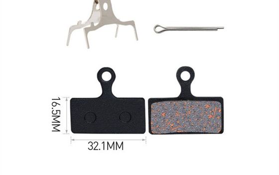 35x30.5mm Κόκκινο μεταλλικό πακέτο φρένων για ρητίνη MTB ποδήλατο βουνού δίσκος περιστροφέας πακέτα φρένων