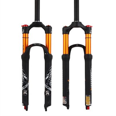 24-28 ιντσών MTB ποδήλατο Air Shock πιρούνια Ανάρτηση φρένα πιρούνια για 700c Στροφέας μήκος 220m