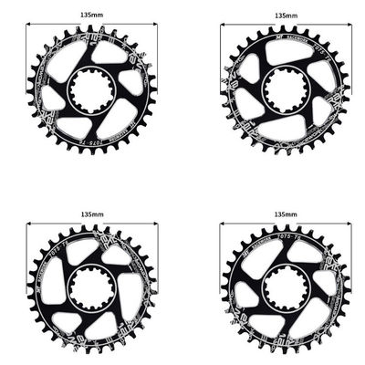 RACEWORK 32T 34T 36T 38T Αλυσίδα αλυσίδας για MTB GXP Crank 170mm και 68MM Βόρειο στήριγμα Set