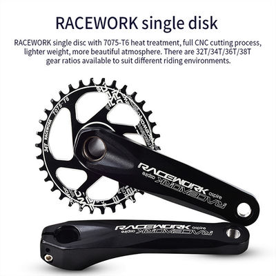 RACEWORK 32T 34T 36T 38T Αλυσίδα αλυσίδας για MTB GXP Crank 170mm και 68MM Βόρειο στήριγμα Set